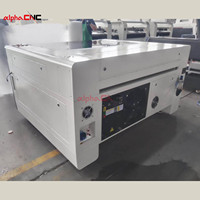 Machine de gravure laser CO2 CNC 3 axes certifiée CE, prête à être expédiée, 130W/180W pour le bois et le caoutchouc, avec prise en charge BMP et refroidissement par eau