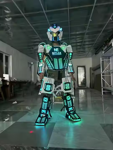 Costume <span class=keywords><strong>Robot</strong></span> LED con Logo Personalizzato, Cambio Colore RGB, Design EVA, Costume per Feste con Trampoli LED, Disfraces <span class=keywords><strong>Robot</strong></span> LED - Product Image 5