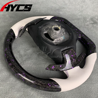 Volant sport en fibre de carbone forgée avec LED pour BMW E92 E90 E93 E87 E83 M3318i 320i 325i 328i 330i 335d 135i Style course
