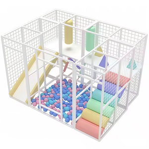 Solución Llave en Mano, Suministro de Fábrica, Equipo de Juegos Interior para Niños Pequeños, con Bloques Suaves y Seguros y Mini Tobogán para Jardín de Infancia - Product Image 4