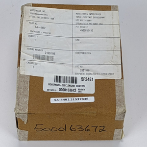 Plc Woodward Sa-4492, Speed Controller, <strong>Apecs</strong> 500, Elec. Engine Governor *new* Factory Direct - Product Image 1