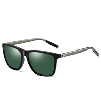 STORY 0733 Lunettes de soleil polarisées en aluminium et magnésium de haute qualité pour hommes, style classique carré, pour la conduite, le cyclisme en extérieur, protection UV