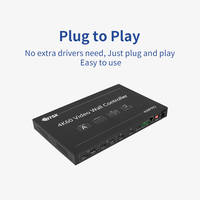 Controlador de Video Bitxisus 4 Entradas 9 Salidas 1X5 1X6 1X7 2X4, Servicio de Diseño de Video Wall Gratuito, Procesador de Empalme, Procesador de Imagen 4K60 UHD