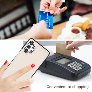 Cartera sólida doble botón tarjeta soporte Flip funda de teléfono de cuero para Samsung Galaxy A35 A55 A16 A15 4G A13 5G A54 A14 A73 <span class=keywords><strong>A53</strong></span> <span class=keywords><strong>A33</strong></span> - Product Image 5