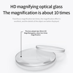 Hoge Kwaliteit Custom Vergrootglas Licht Zak Vergrootglas Juweliers Lens Oog Loep Met Led En Uv Licht - Product Image 5