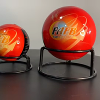 Boule extincteur ergonomique légère et facile à saisir pour une opération de lancer manuel d'urgence instantanée