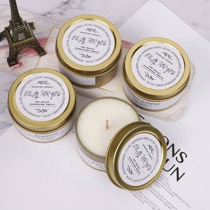 Custom Decor Organic Aromatherapy, Soy <b>Candle</b> Private Label Tin Scented <b>Candle</b> for <b>Gift</b> <b>Set</b>/ - Product Image 2