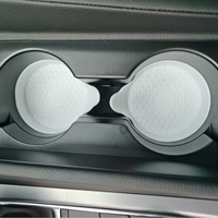 Neuer rutsch fester Becher halter aus Silikon-Auto-Wasser untersetzer mit Isoliermatten-Neuheit geschenk für Auto besitzer