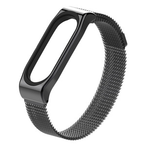 <span class=keywords><strong>Mi</strong></span> Band3 <span class=keywords><strong>mi</strong></span> band4 magnético Milanese correa de muñeca para <span class=keywords><strong>Xiaomi</strong></span> <span class=keywords><strong>mi</strong></span> banda 3 Acero inoxidable lazo <span class=keywords><strong>pulsera</strong></span> Miband 3 Smart - Product Image 1