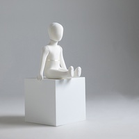 Mannequin réglable en plastique réaliste pour enfants pour organisateur de vêtements Maniquie durable pour enfants