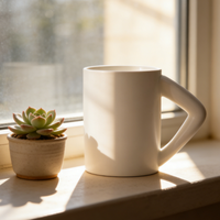 Mug de voyage en céramique de haute qualité, style Ins, moderne et créatif, pour hôtel et usage domestique, tasse à eau et à café en céramique