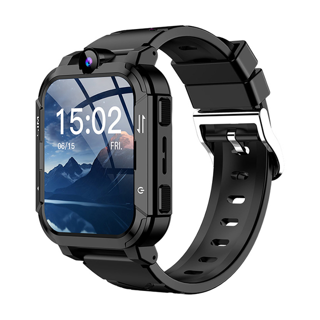 2025 Y76 Kids Square 4G Smart Watch 1.83inch HD Camera Video Call Class Mode 800mAh IP67 Waterproof Android Smartwatch