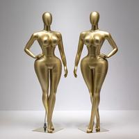 Mannequin féminin premium taille plus, hanches et cuisses courbes, idéal pour les vêtements grande taille, les diffusions en direct et les présentoirs en magasin