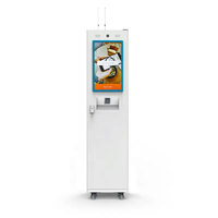 Máquina Expendedora de Comida Caliente con Pantalla Táctil de 22 Pulgadas, Calefacción, Refrigeración, Sanitización UV y Control por Software