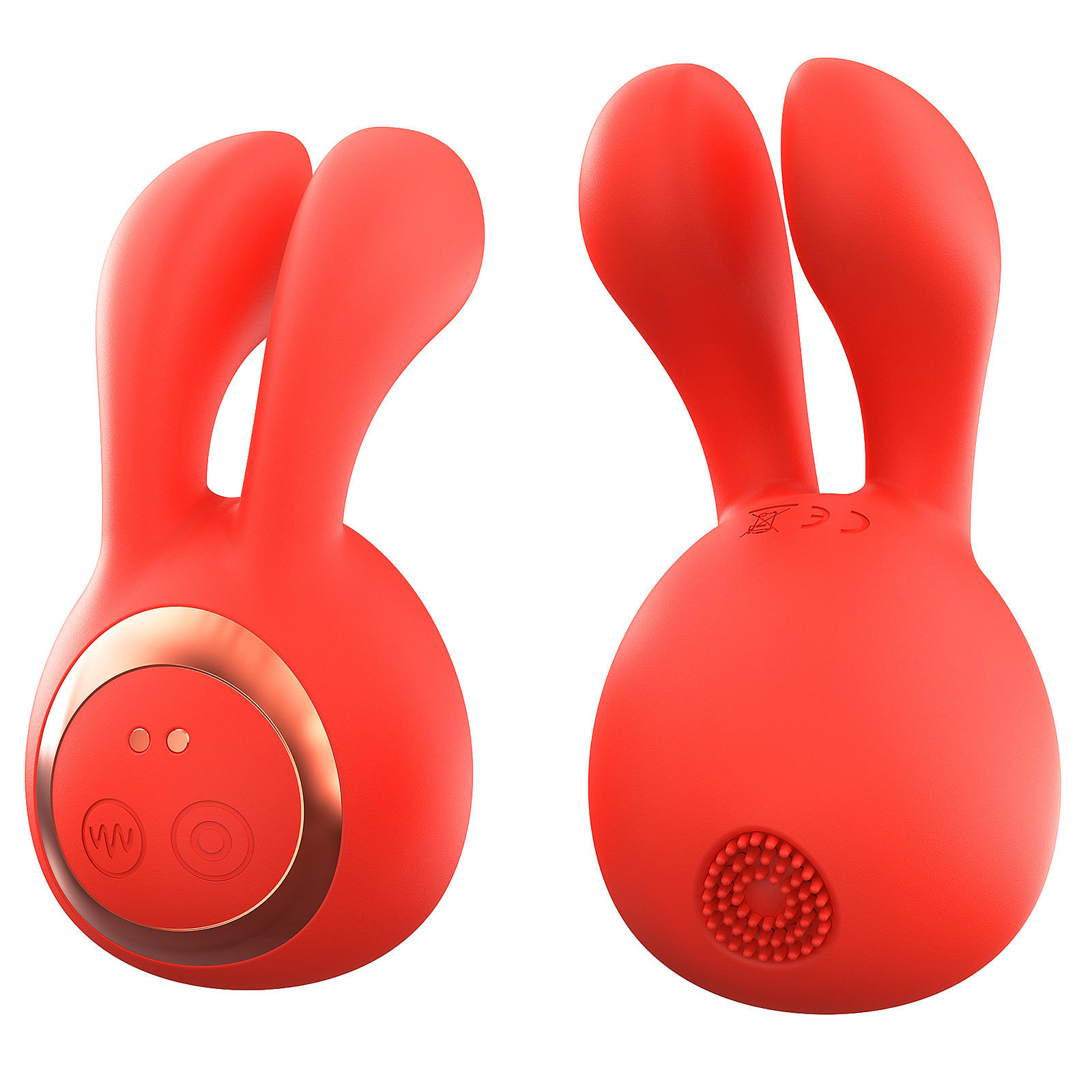 Rose Rouge-vibromasseur à battements