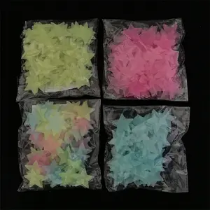 Stickers muraux étoile rougeoyante Décoration de la maison Stickers muraux lumineux pour mur de <span class=keywords><strong>plafond</strong></span> à la maison, <span class=keywords><strong>chambre</strong></span> de bébé et enfant - Product Image 1