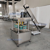 Machine de pulvérisation en plastique, pour vis linéaire automatique, avec pompe, capsuleuse de bouteille