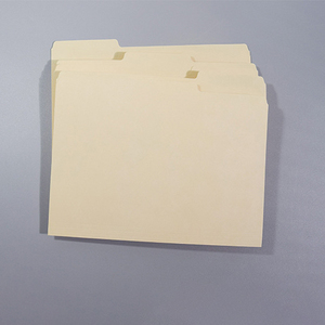 Dossiers à languettes 1/3 découpée, positions assorties, papier Manila, lot de 100, plusieurs couleurs, format A4/Letter/Legal - Product Image 6