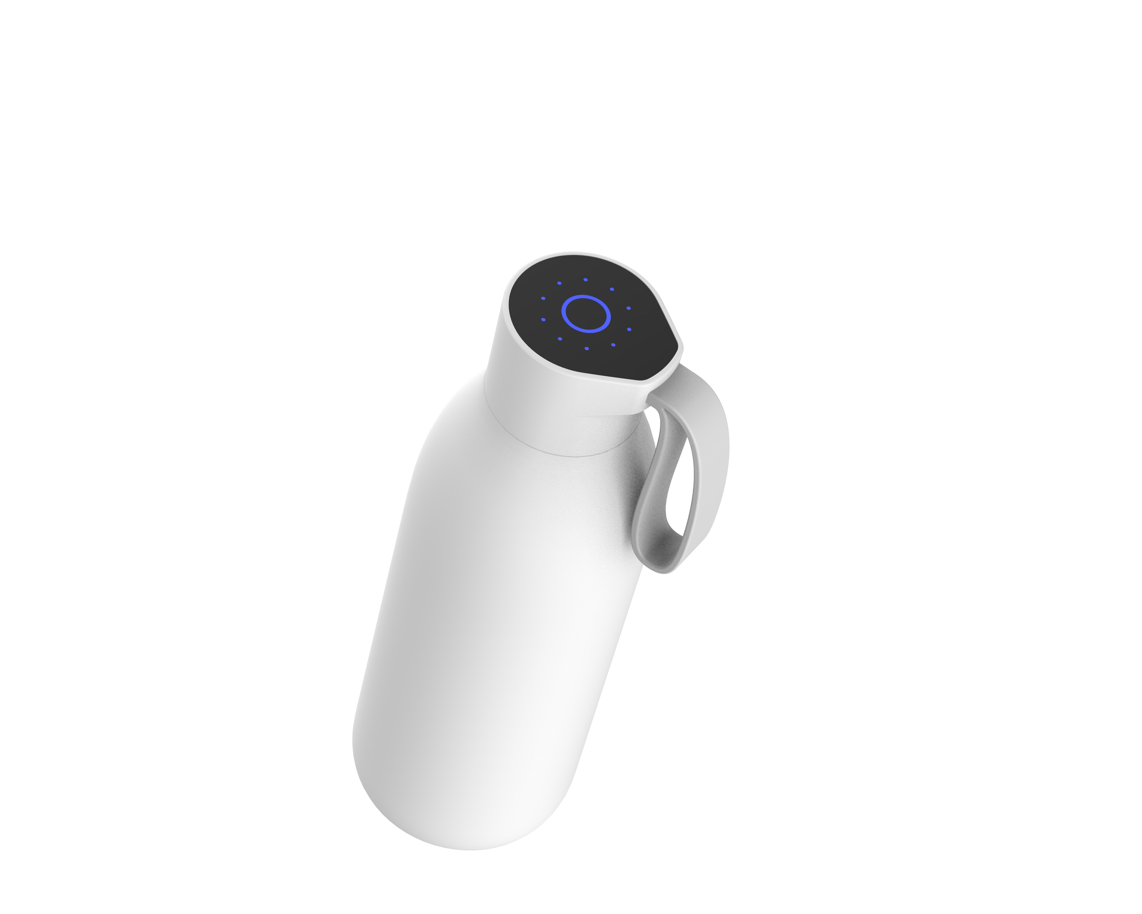 Умная УФ-бутылка для воды, кружки с двойными стенками, самоочищающиеся, перезаряжаемая батарея, 750 мл, с ручкой, бутылка для воды из нержавеющей стали