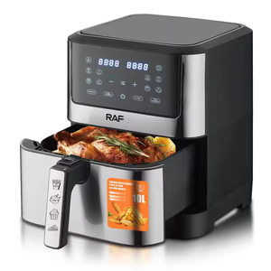 Freidora de Aire Multifuncional de Acero Inoxidable, Gran Capacidad de 10L, Horno Eléctrico sin Aceite, Freidora de Aire Digital Inteligente - Product Image 2