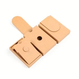 katady Custom High-End Elegant Cylinder <b>Empty</b> <b>Gift</b> <b>Box</b> Handmade Art Paper Coated Childproof Safety Lock UV Recycled - Product Image 6