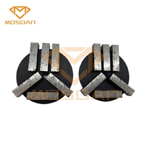 Mosdan 3 pouces Terrco Redi Lock 6 barres plaque de meulage diamant pour béton - Product Image 5