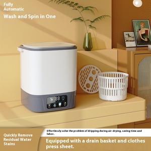 Mini <span class=keywords><strong>Lavatrice</strong></span> da 10L con Schermo Touch, Pulizia Rapida, Grande Capacità, Igenica e Delicata sui Colori, Facile da Usare - Product Image 2