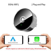Adaptateur sans fil 2-en-1 CarPlay Android Auto en gros, connexion ultra-rapide, mini, Plug and Play, WiFi 6, BT 5.4 pour voitures