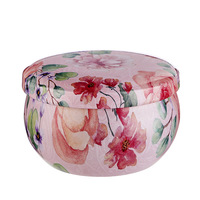 Bougie en cire de soja aromathérapeutique créative en gros, cadeau d'anniversaire fait main, forme de tasse, fleurs séchées, multi-parfums