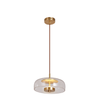 Lampe suspendue de luxe nordique en cuivre pour restaurant, design minimaliste en laiton et verre, pour bar, salon de thé, lampe de chevet, faite à la main