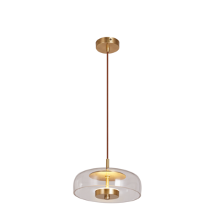 Copper Nordic Luxury Restaurant Pendant Light Designer Minimalist Brass Glass Bar Tea House <b>Bedside</b> <b>Lamp</b> - Product Image 4