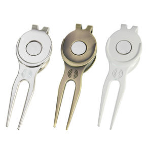 带球标的OEM定制多功能金属锌合金草皮修理工具 - Product Image 5