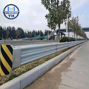 Durable Two <strong>Wave</strong> <strong>Guardrail</strong> W Beam Steel <strong>Road</strong> Barrier Crash Absorbing Highway Safety Protection - Product Image 2