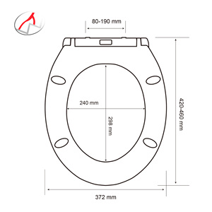 pp Top <strong>Fix</strong> Plastic <strong>Toilet</strong> <strong>Seat</strong> Covers Egg <strong>Toilet</strong> <strong>Seat</strong> Lid <strong>Toilet</strong> Bowl Cover Quick Release <strong>Seat</strong> O Shape Polypropylene - Product Image 6