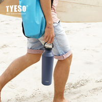 Usine personnalisée grand gobelet en acier inoxydable 500ml/750ml/900ml tasse à double paroi étanche randonnée bouteille d'eau meilleur vendeur pour