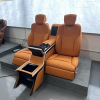 Asiento de furgoneta de lujo Asiento de SUV de lujo de cuero Vip ajustable con pantalla táctil de reposabrazos de consola para Lexus Gx470
