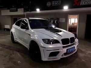 ZNDR Kit de carrosserie large de remplacement en promotion pour X6 E70 E71, neuf, comprenant pare-chocs avant et arrière, spoiler et jupes latérales - Product Image 6