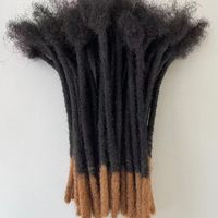Prix de gros Cheveux Humains Microlocks Sisterlocks Dreadlocks Extensions Entièrement Fait Main 100% Cheveux Humains