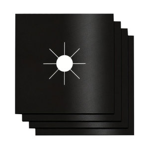 Protecteur de cuisinière à gaz réutilisable et écologique en PTFE 27x27cm, lavable, antiadhésif, facile à nettoyer, couvre-brûleur, protection de la surface de cuisson - Product Image 2