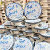 Blue Logo Printing 6 Inch Silk Printing Wholesale Wedding Tambourine Musical Instrument World Musical Hand Drum Price