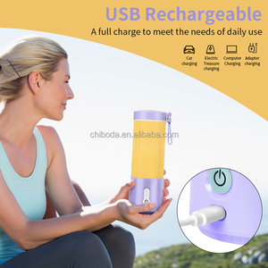 Çok Fonksiyonlu Taşınabilir <span class=keywords><strong>Blender</strong></span> Kablosuz USB Şarj Edilebilir Mini Meyve Sıkacağı Bardak Mikser Meyve Suyu, Shake, Smoothie ve Buz Kırma İçin - Product Image 2