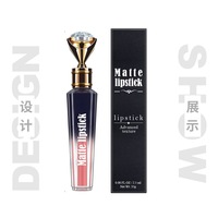 Rouge à lèvres liquide mat Nude personnalisé longue durée en velours Formule bio Vegan & Sans cruauté aux animaux 5g Marque privée pigmentée minérale