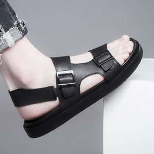 Sandales d'été respirantes à double usage pour hommes, pantoufles pour hommes à porter à l'extérieur, antidérapantes, à <span class=keywords><strong>semelle</strong></span> souple, chaussures de plage décontractées - Product Image 3