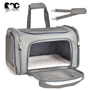 Échantillon gratuit, vente flash, sac de transport pour animaux de compagnie de haute qualité, durable, approuvé par les compagnies aériennes, sac pour chat, cage de transport pour animaux de compagnie pour les voyages en plein air - Product Image 6