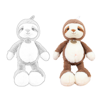 OEM Custom Made Soft Cotton Plush Animals Peluches de haute qualité Poupées pour usage domestique Porte-clés Accessoire pour anniversaires Vente en gros