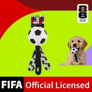 Juguete para Mascotas con Licencia Oficial de la Copa Mundial de la <span class=keywords><strong>FIFA</strong></span>, Pelota Voladora Interactiva para Perros, Juguete Masticable para Perros, Pelota de Fútbol Duradera para Perros - Product Image 1