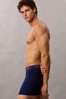 Boxers longs pour hommes OEM d'usine, avec ceinture élastique anti-frottement et logo personnalisé, sous-vêtements pour hommes