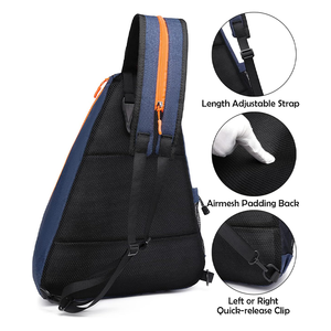 Custom Pickleball Paddle Bag Adjustable <b>Sling</b> Bag Crossbody <b>Backpack</b> Custom Sports Pickleball Bags - Product Image 5