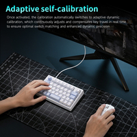 Clavier de jeu à une main Ajazz AK039, 39 touches, interrupteurs magnétiques, filaire - Portable pour ordinateur portable ou ordinateur de bureau
