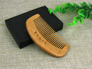 Benutzer definiertes Logo Holz Anti statischer Hotel Travel Haarmas sage kamm - Product Image 6